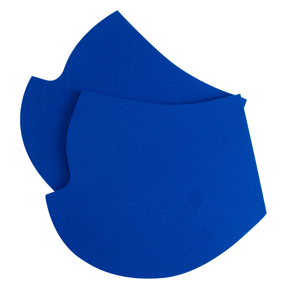 Half-lined and Fleece Trim Adjustable Dressage Saddlecloth - Front Shims