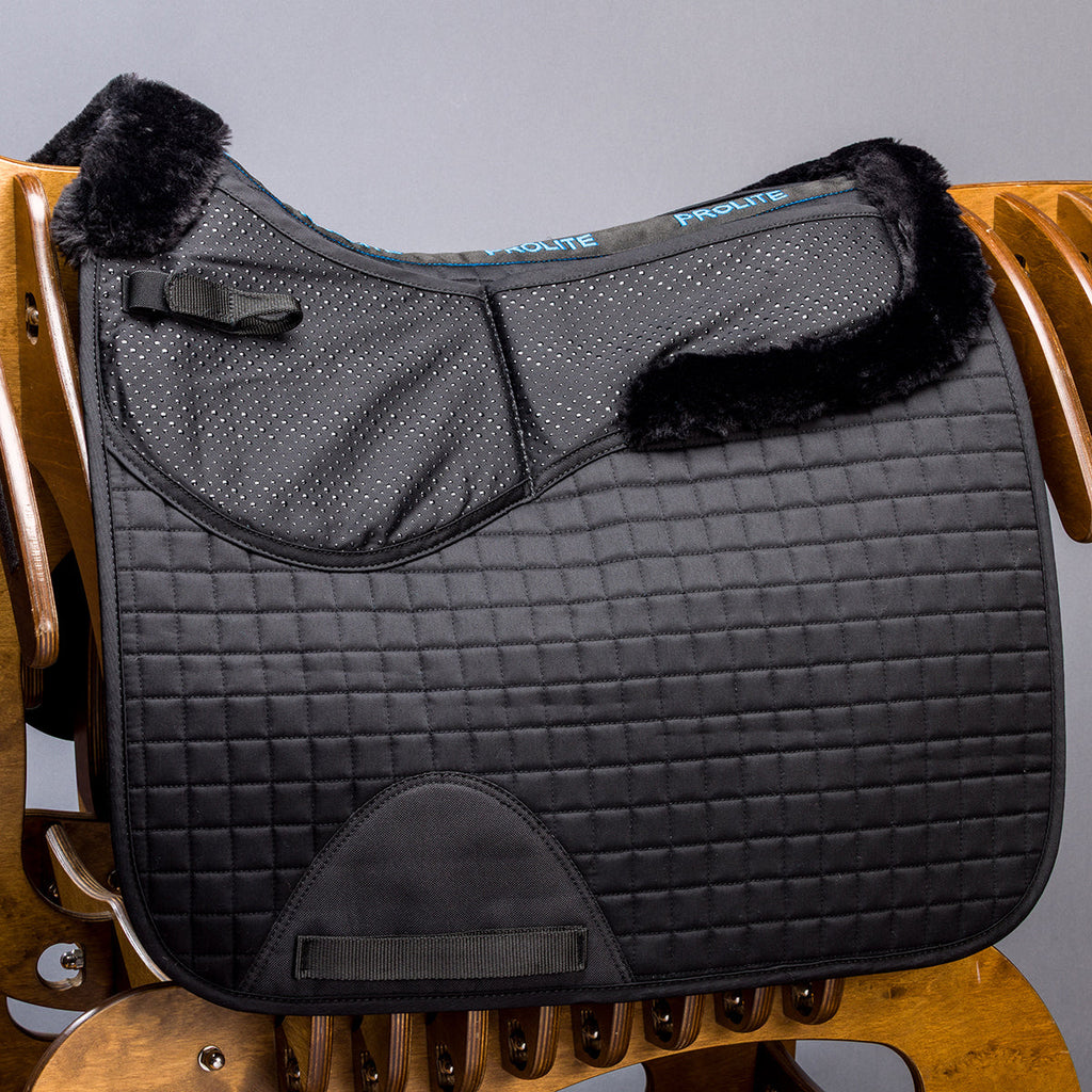 Fleece Trim Adjustable Dressage Saddlecloth
