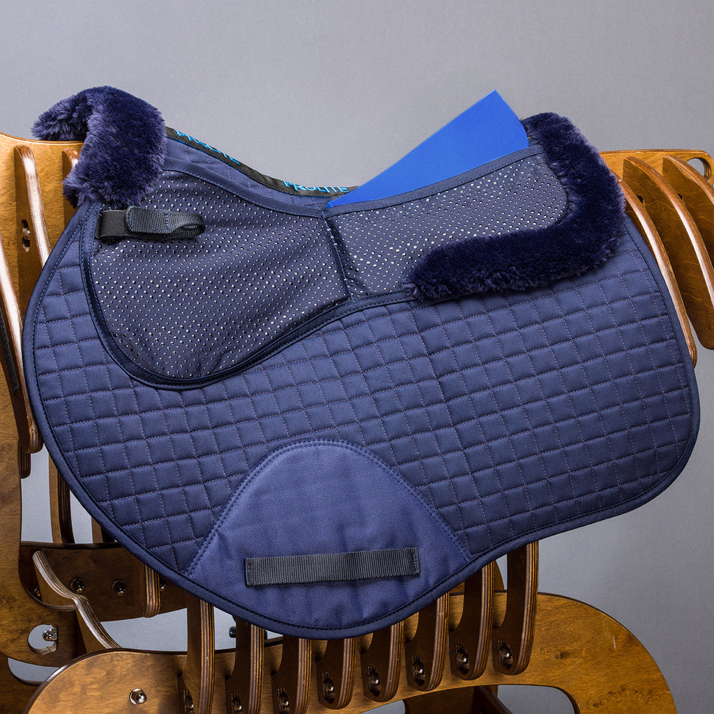 Fleece Trim Adjustable Jump Saddlecloth