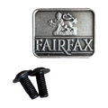 Fairfax Bridle Badge and Screw Set