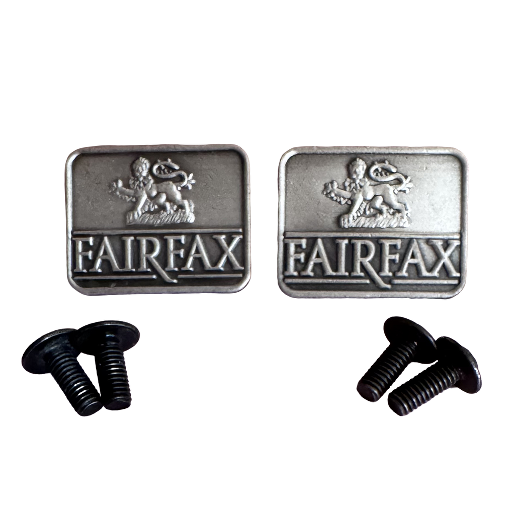 Fairfax Bridle Badge and Screw Set