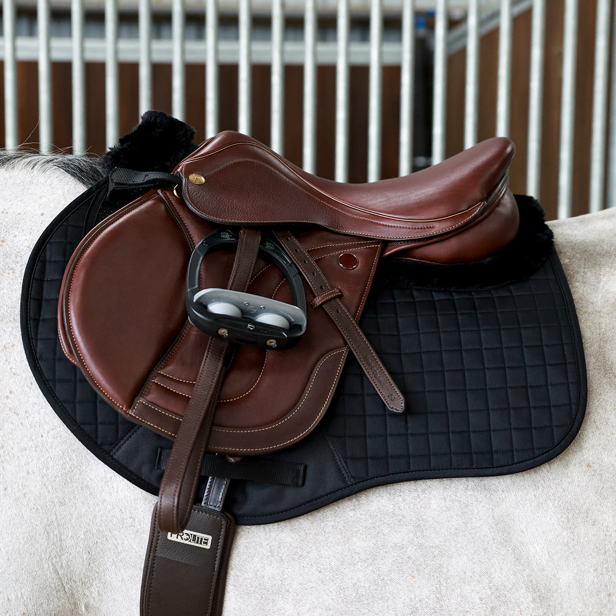 Fleece Trim Adjustable Jump Saddlecloth